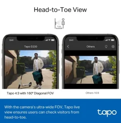 TP-Link Tapo D230S1 video deurbel met batterij