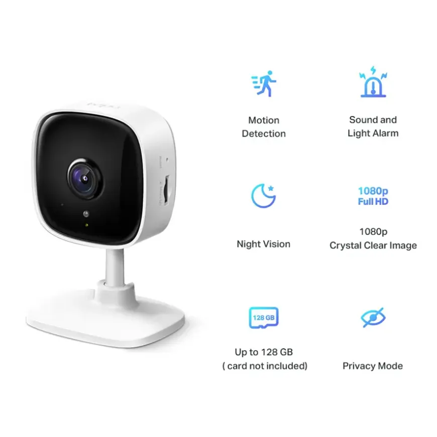 TP-Link Tapo TC60 beveiligingscamera voor binnen Full HD 1080P bedraad