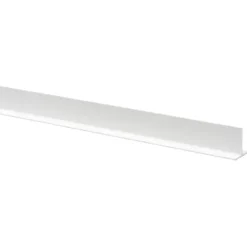 T-profiel kunststof wit 18x18 mm lengte 260 cm