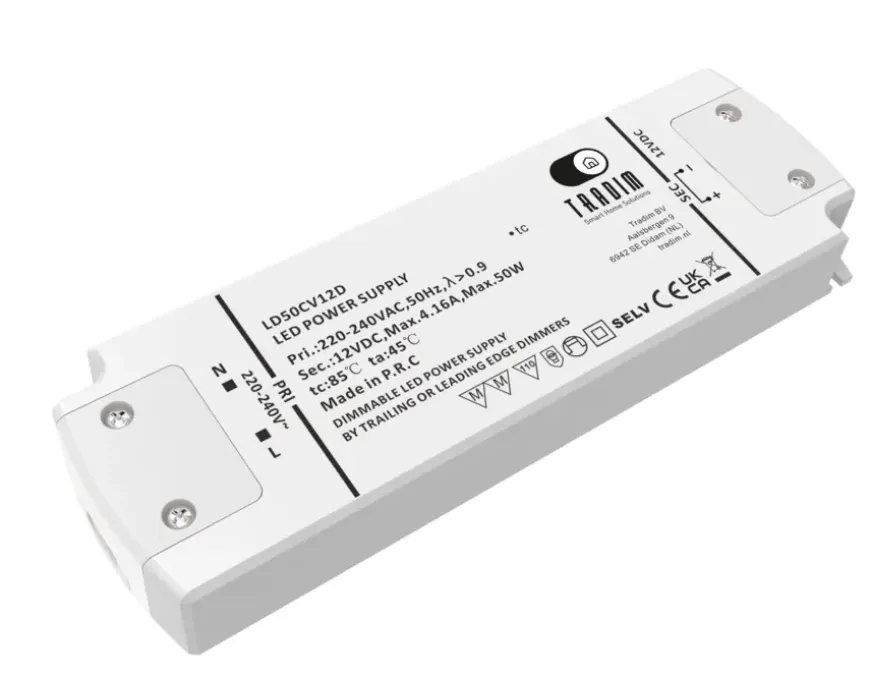 Tradim dimbare LED driver recht 12V 50W