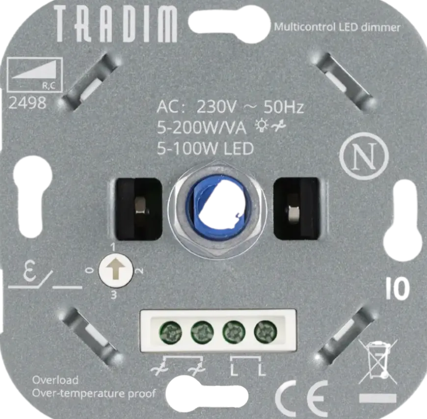 Tradim LED multi way muurdimmer 2498