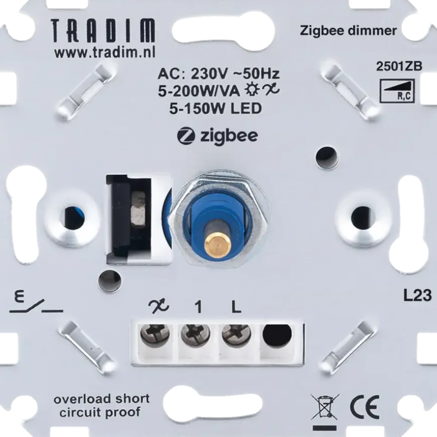 Tradim LED Smart muurdimmer Zigbee 5-200W