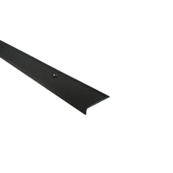 Geen Trapkant aluminium mat zwart 40x15x1000x1.6mm