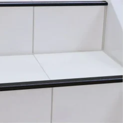 Geen Trapkant aluminium mat zwart dr 25x6x1000x1.6mm
