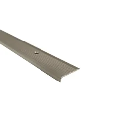 Geen Trapkant aluminium titaan dr 25x6x1000x1.6mm