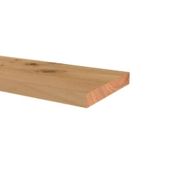 Tuinplank thermisch gemodifeerd vurenhout geschaafd 1,8 x 13 x 240 cm