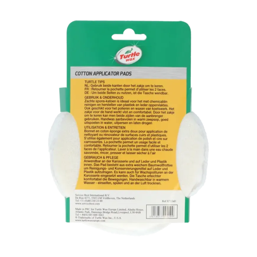 Turtle Wax poetspad katoen