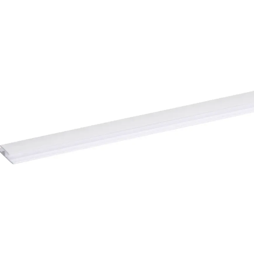 Tussenprofiel kunststof wit 4x27 mm lengte 260 cm