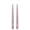 Geen Twist dinerkaars lila 2 stuks - h29xd2,2cm