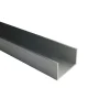 Geen U-profiel aluminium brut 15x15x2000x1mm