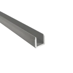 Geen U-profiel aluminium mat zilver 22,5x22x2600x1.8mm