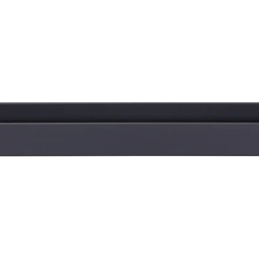 Geen U-profiel kunststof antraciet 18x18 mm 260 cm