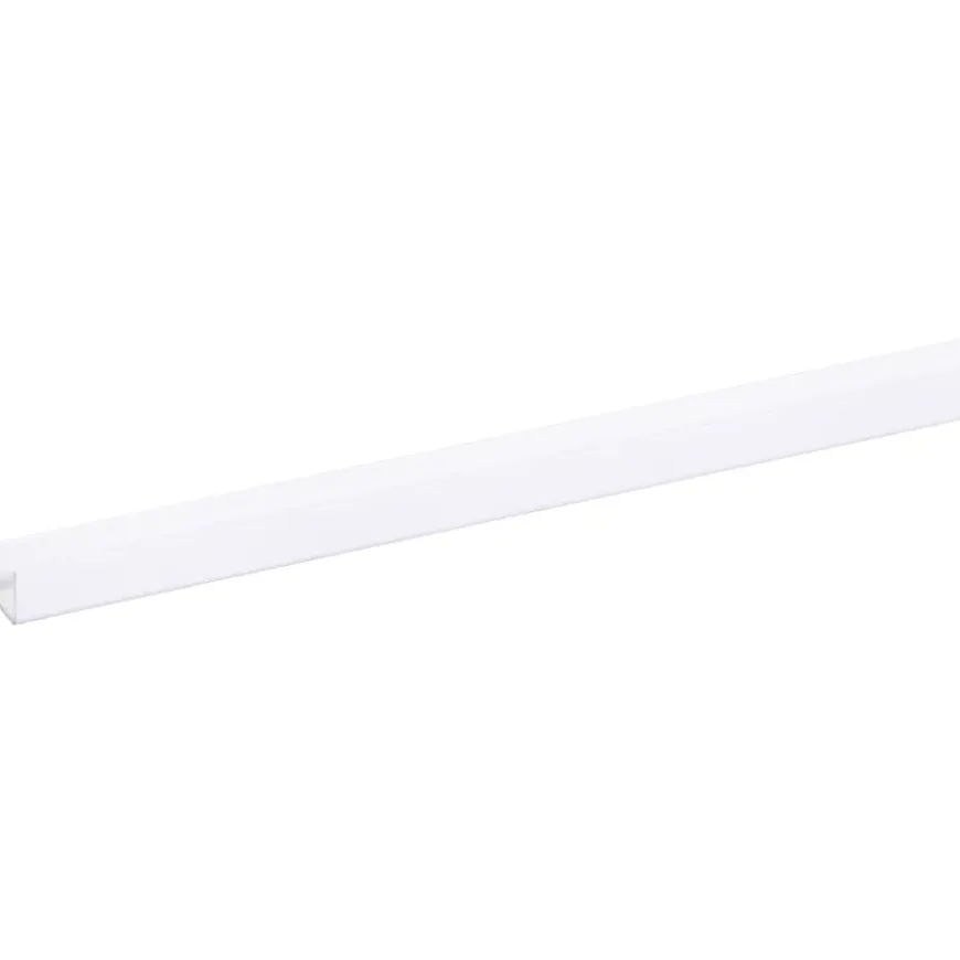 U-profiel kunststof wit 10x13 mm lengte 260 cm