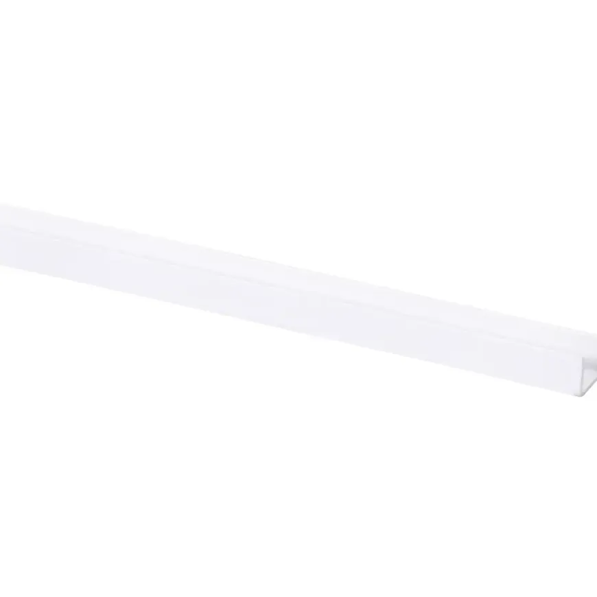 U-profiel kunststof wit 12x15 mm lengte 260 cm