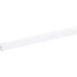 U-profiel kunststof wit 12x15 mm lengte 260 cm