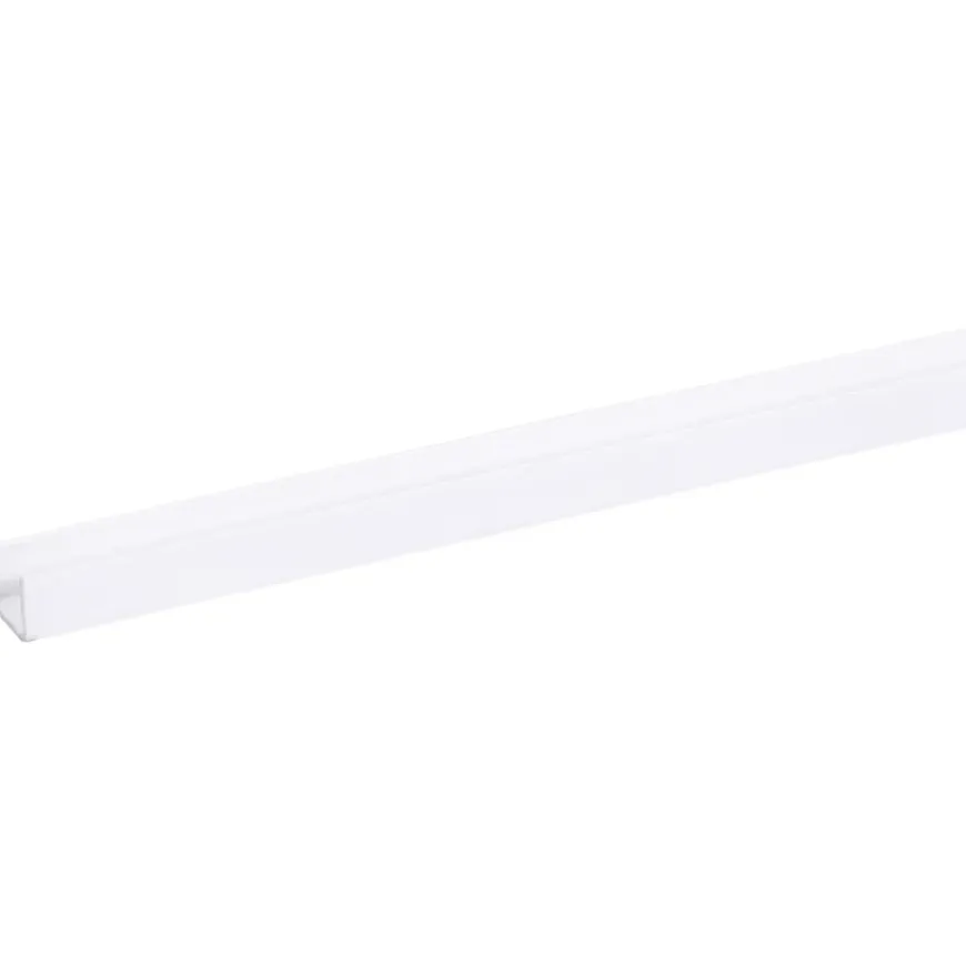 U-profiel kunststof wit 12x15 mm lengte 260 cm