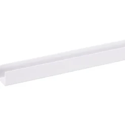 U-profiel 2600 x 18mm wit