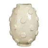 Geen Vaas beige - l28xb28xh38,5cm