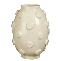 Geen Vaas beige - l28xb28xh38,5cm