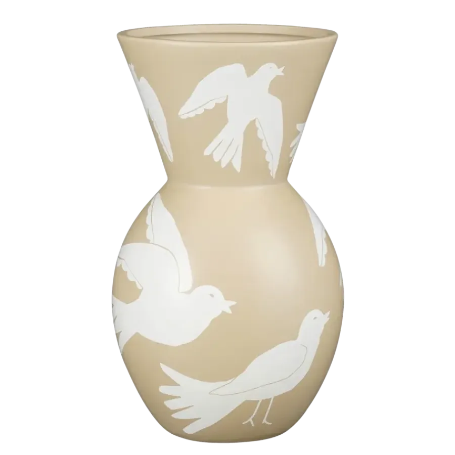Geen Vaas creme - h40xd22,5cm