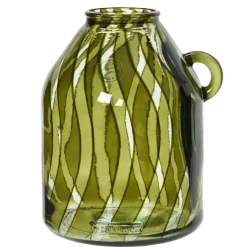 Geen Vaas gerecycled glas groen