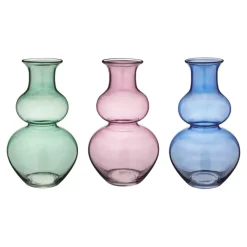 Geen Vaas glas multicolor 22x22x40cm