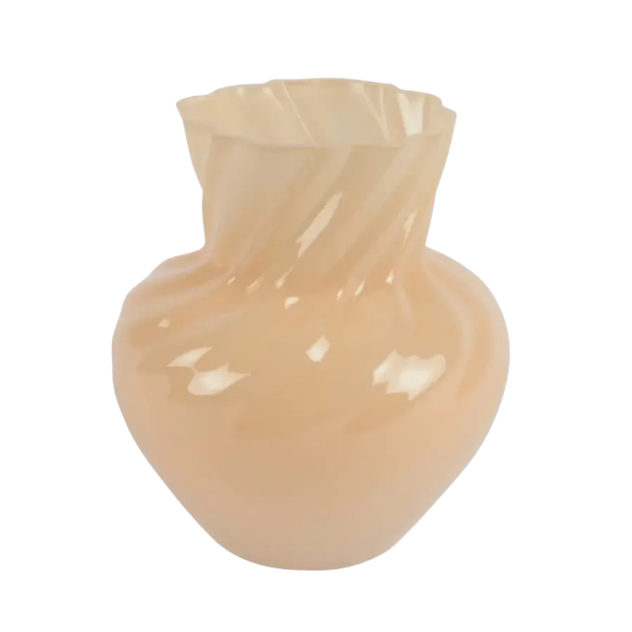 Decoris Vaas glas perzik