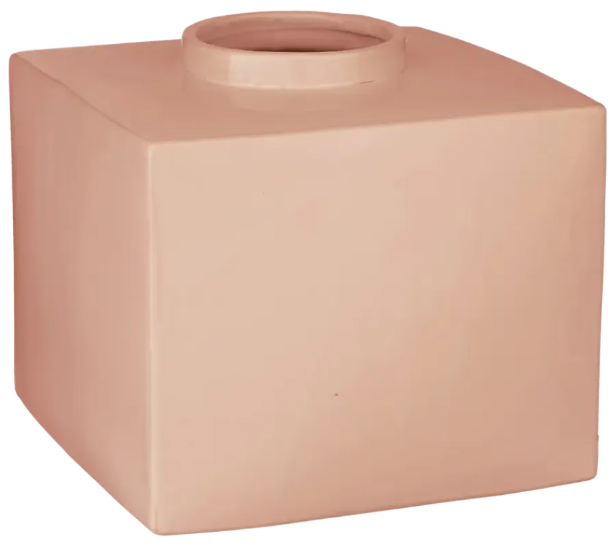 Geen Vaas roze - h25,5xd31cm