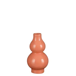 Geen Vaas roze porselein - h14,5xd8 cm