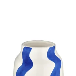 Geen Vaas strepen blauw