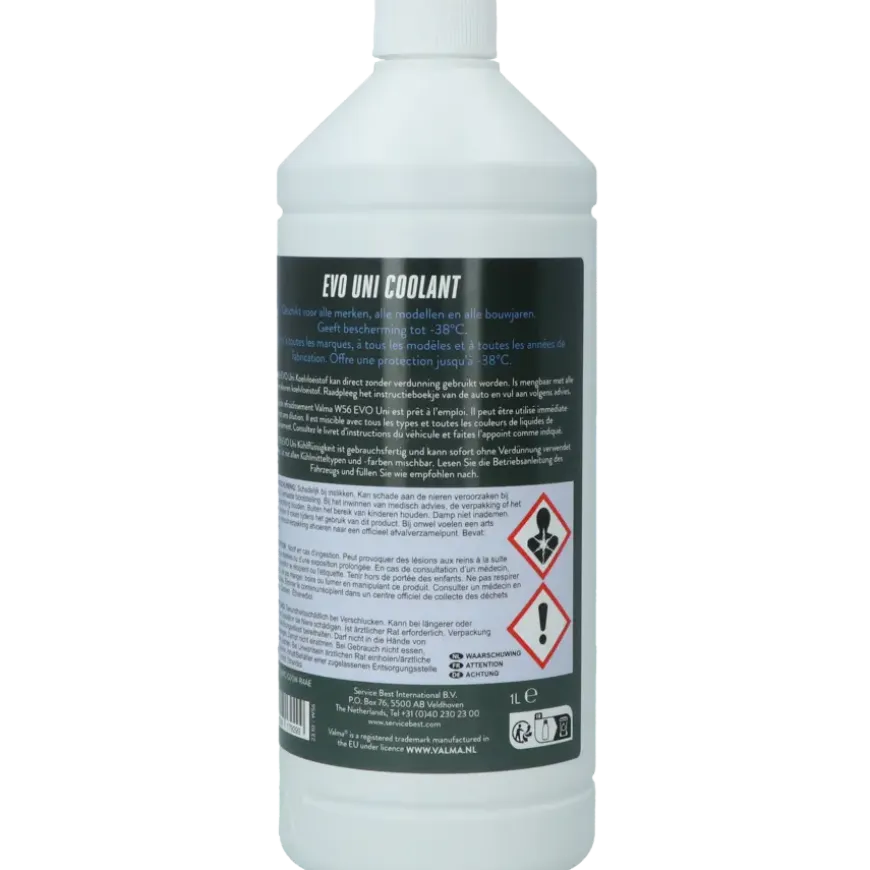 Valma W56 EVO Uni Koelvloeistof -38 1 Liter