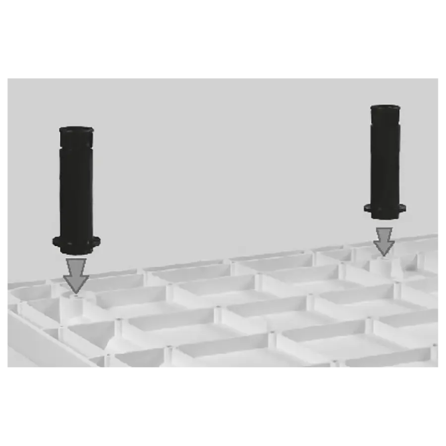 Van Marcke GO Van Marcke Helion potenset voor douchebak voor 140x80 / 140x90 / 160x90 / 180x90