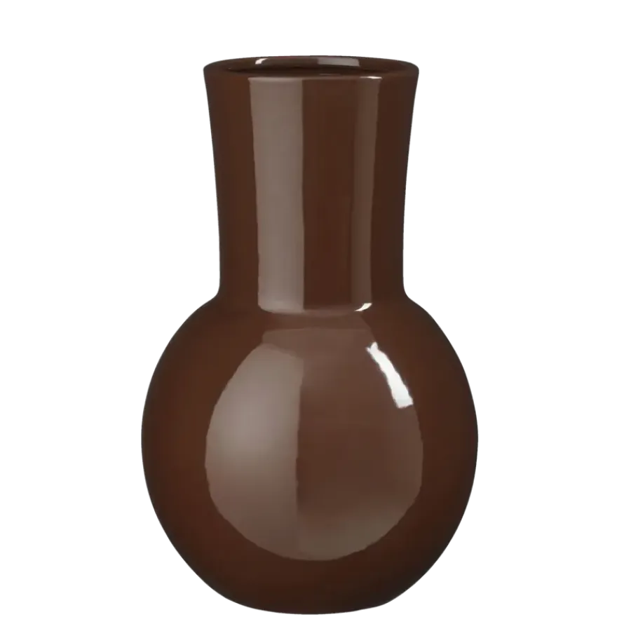 Geen Vase bruin - h33xd21cm
