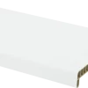 Essentials Vensterbank kunststof wit 300x25 cm inclusief eindkappen