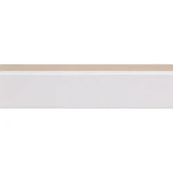 Geen Vensterbanklat recht MDF wit gegrond 18x40 mm lengte 260 cm