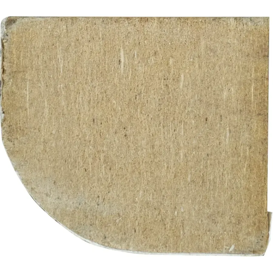 Geen Vensterbanklat rond MDF wit gegrond 25x28 mm lengte 260 cm