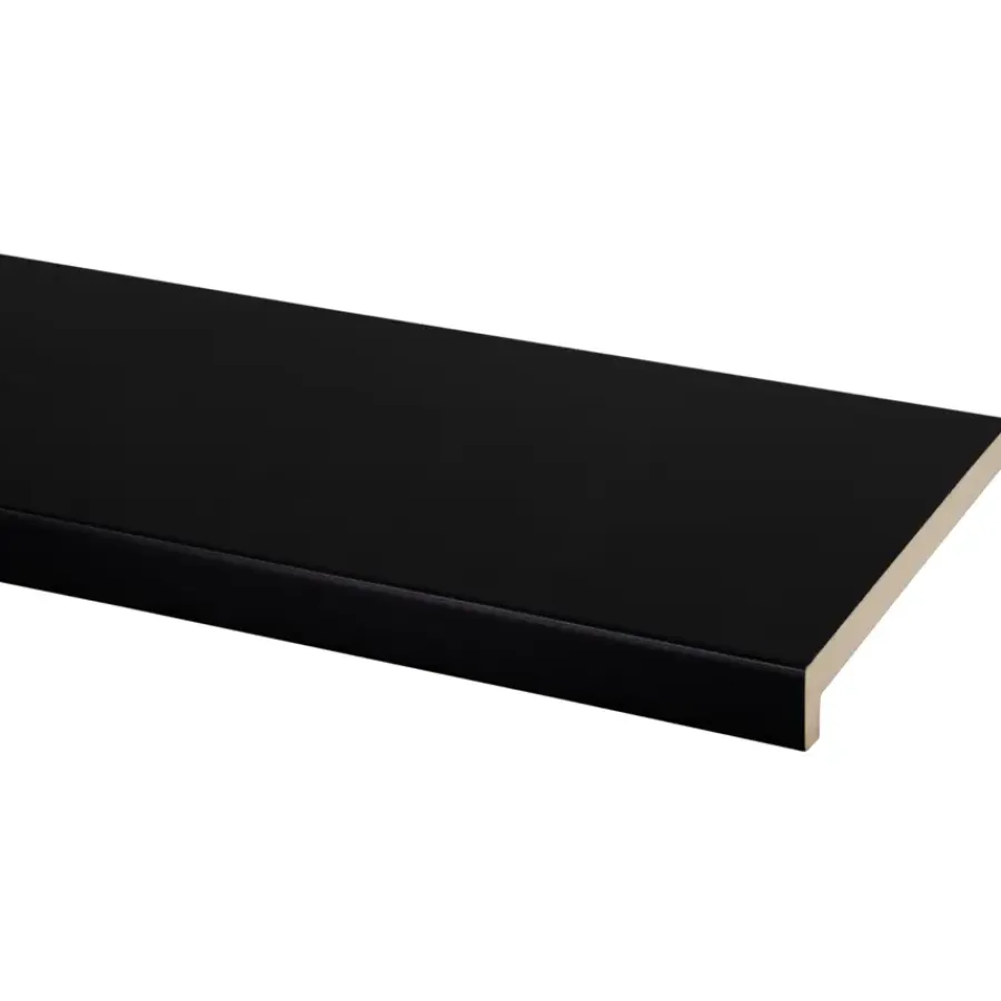 CanDo Vensterbank MDF zwart 250x20cm 28mm