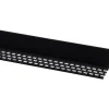 Geen Ventilatieprofiel kunststof zwart 29x30mm 260cm