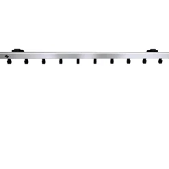 V-part Vepa Bins Pro-line wandkapstok met 10 haken - grijs / zwart