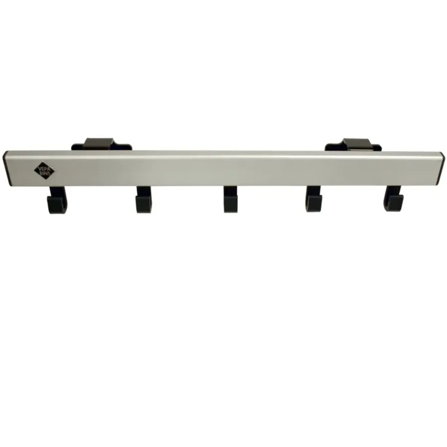 V-part Vepa Bins Pro-line wandkapstok met 5 haken - grijs / zwart