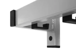 V-part Vepa Bins Safe wandkapstok met 10 haken - grijs / zwart