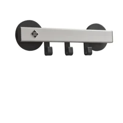 V-part Vepa Bins Safe wandkapstok met 10 haken - grijs / zwart