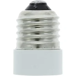 Verloopstuk Fitting van E27 naar E14 60W Wit
