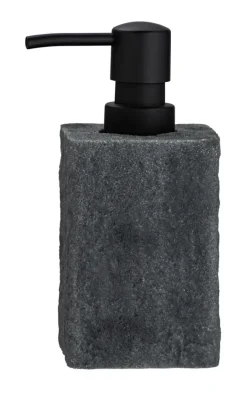 Wenko Villata zeepdispenser polyresin grijs