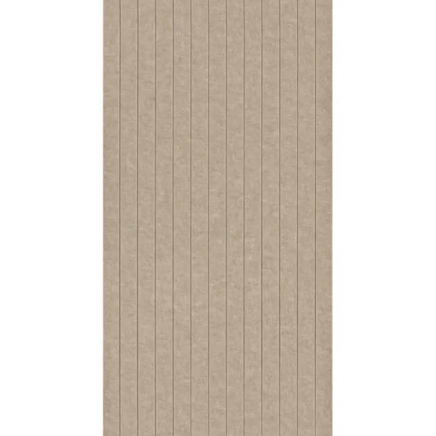 Viltpaneel rechte lijnen taupe 120x52 cm