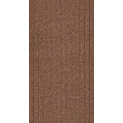Viltpaneel rechte lijnen terra 120x52 cm
