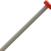 Geen Vlaggenmast met vaste knop wit 200 cm