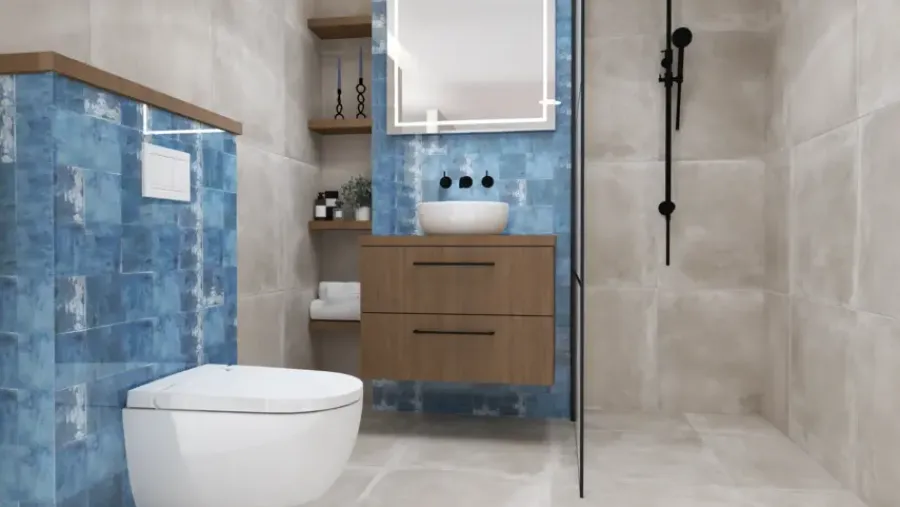 Geen Vloertegel Urban betonlook 60 x 60 cm keramiek taupe 1,48 m²