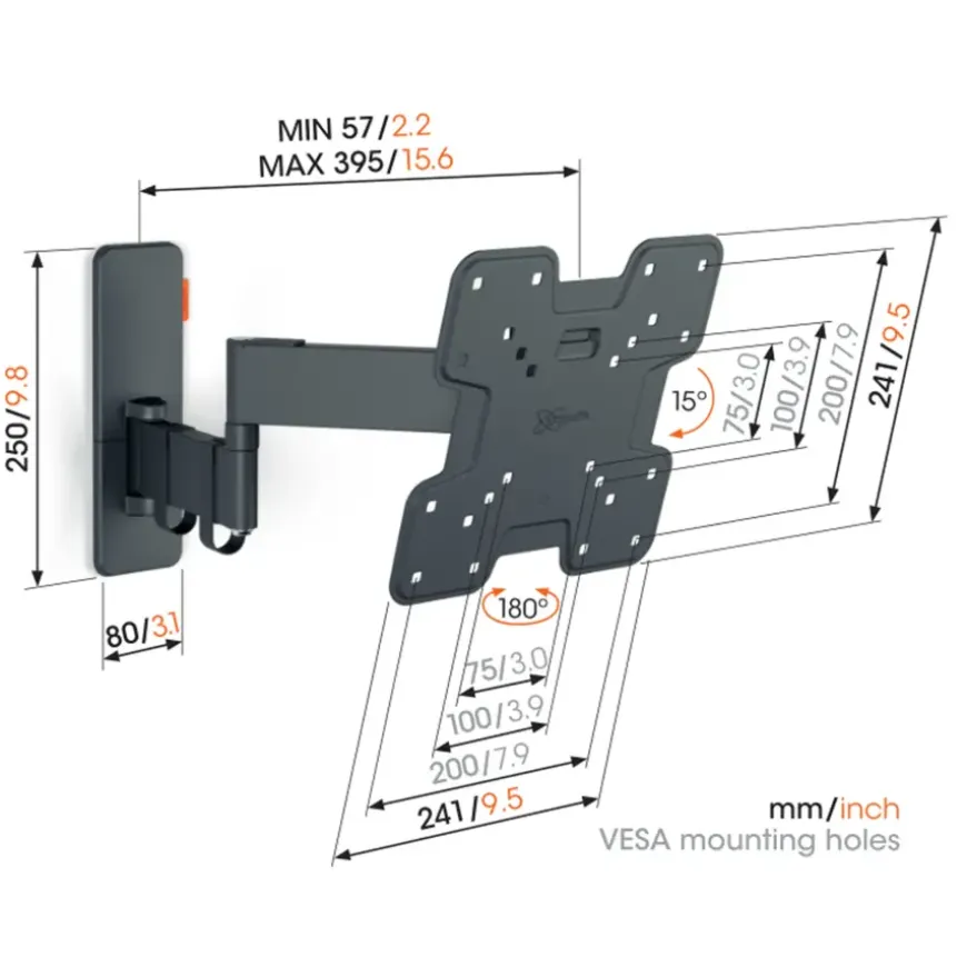 Vogel's TV-steun Full motion+ S - 19 t/m 43 inch