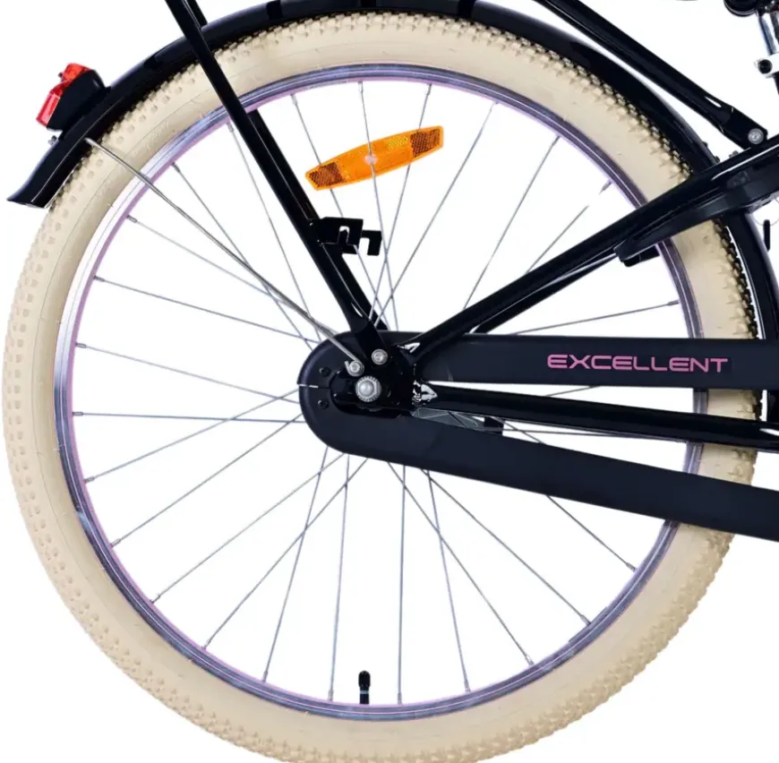 Volare Excellent kinderfiets zwart 24 inch